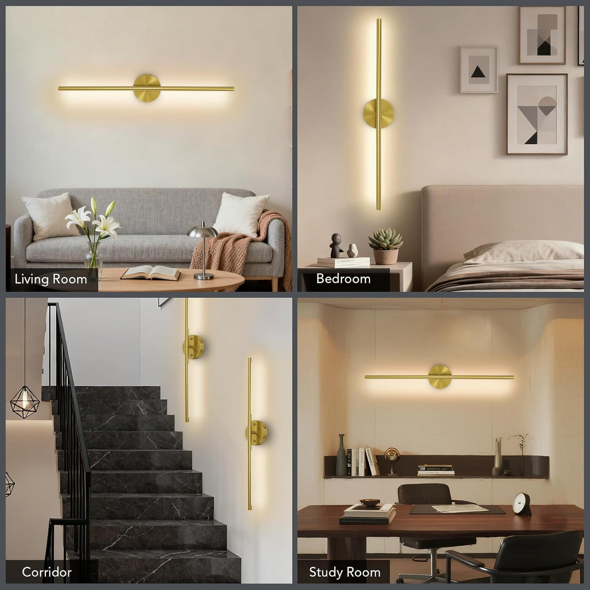 TONYFUL Battery Operated Wall Sconce Set of 2, Rechargeable Wall Lamp with 6000mAh Dimmable Bulbs and Remote