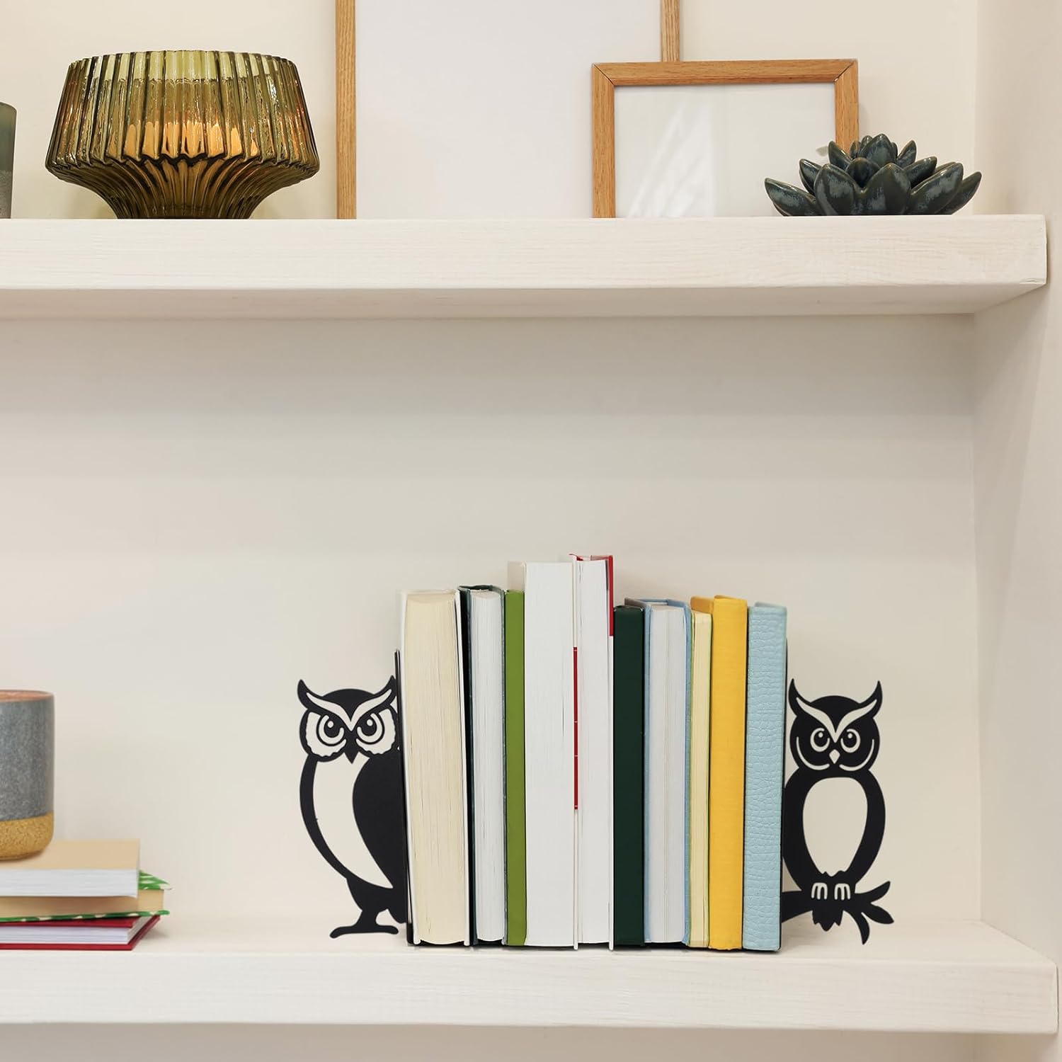 Owl Bookends / Owls / Black / Set of 2
