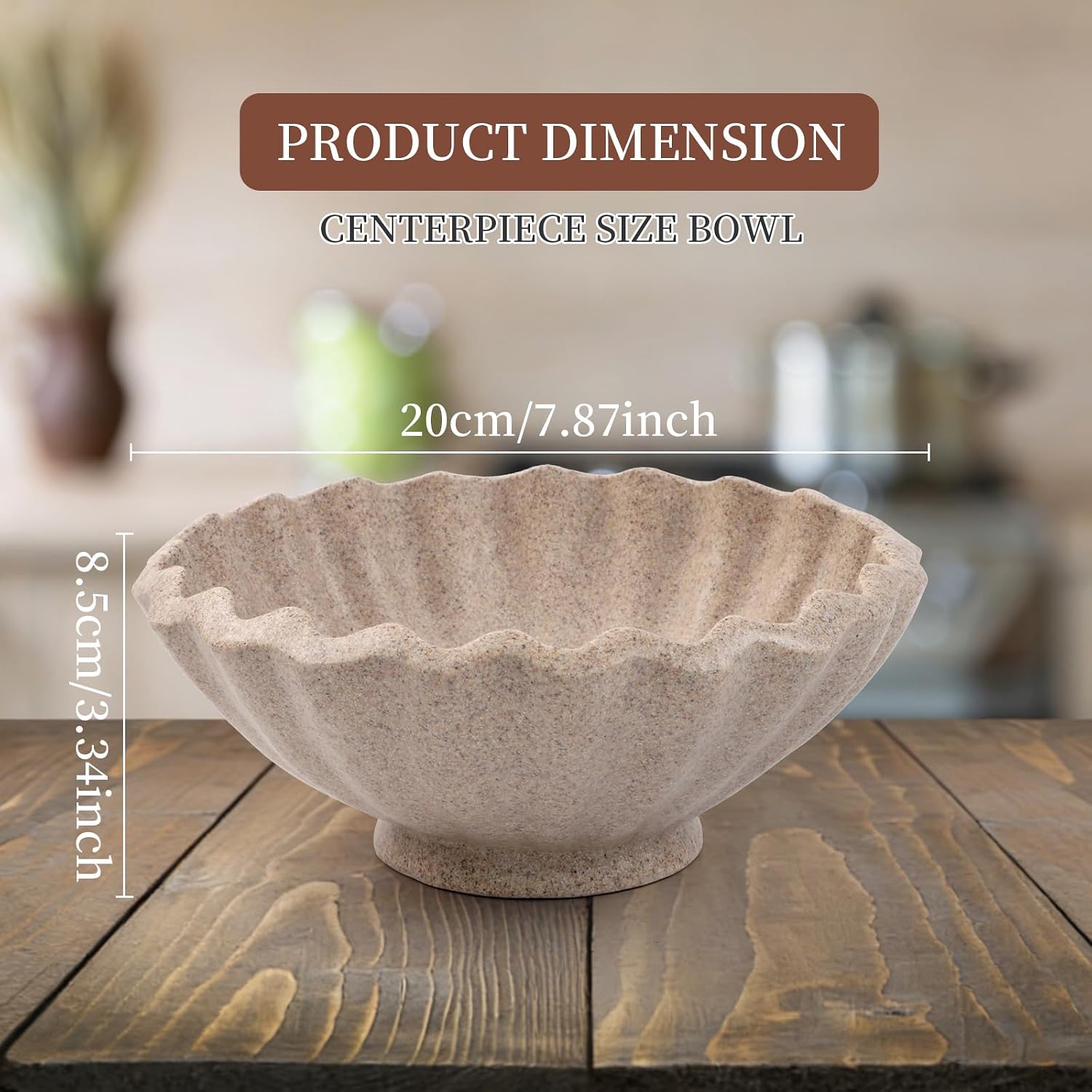 Pedestal Key Bowl for Entryway Table / Art Deco