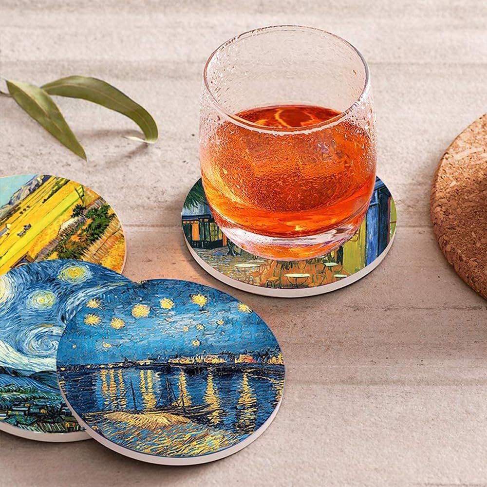 Storage Rack 8-Piece Set / Van Gogh / 4 Inch