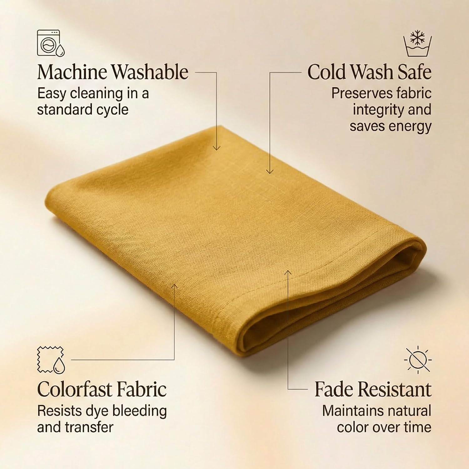Accent Home 100% Cotton Napkins, Delicate Cloth Napkins for Dinners | 100% Pure Cotton Napkins, Economy Pack, Multi