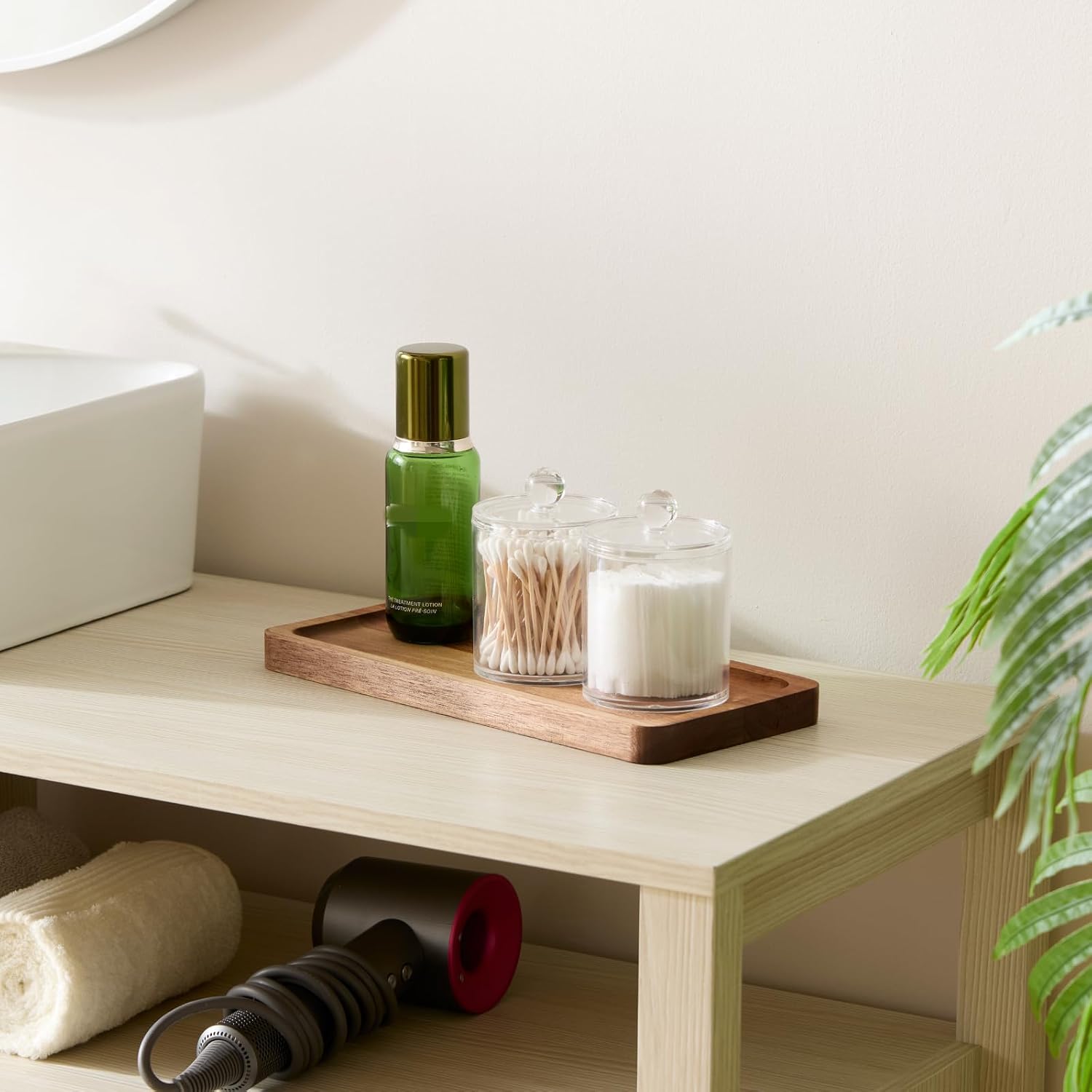 Acacia Wood Counter Tray / 11.8 x 5.5 x 0.8