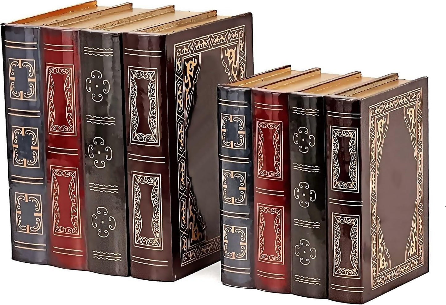 Vintage Wooden Bookends / Antique / Set of 2