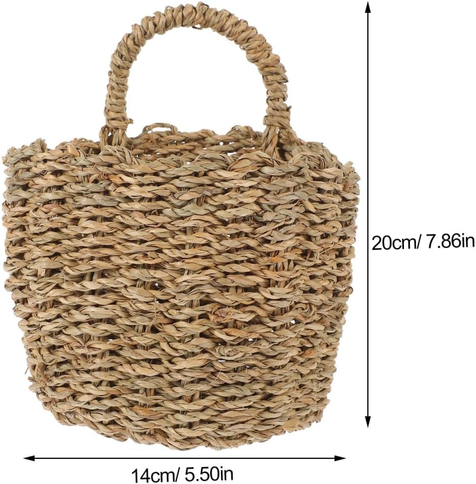 Woven Hanging Storage Basket / 7.87 x 5.51