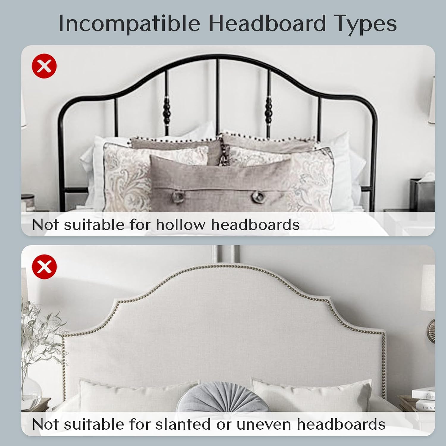 Patented Innovative Design Headboard Reading Light. No Drilling Golden Book Light for Bedtime Reading. Dimmable LED