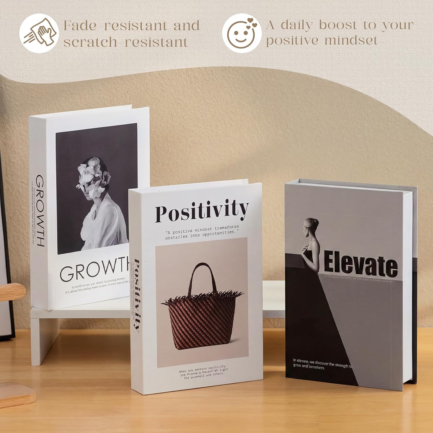 Modern Aesthetic Coffee Table Books / Set of 3