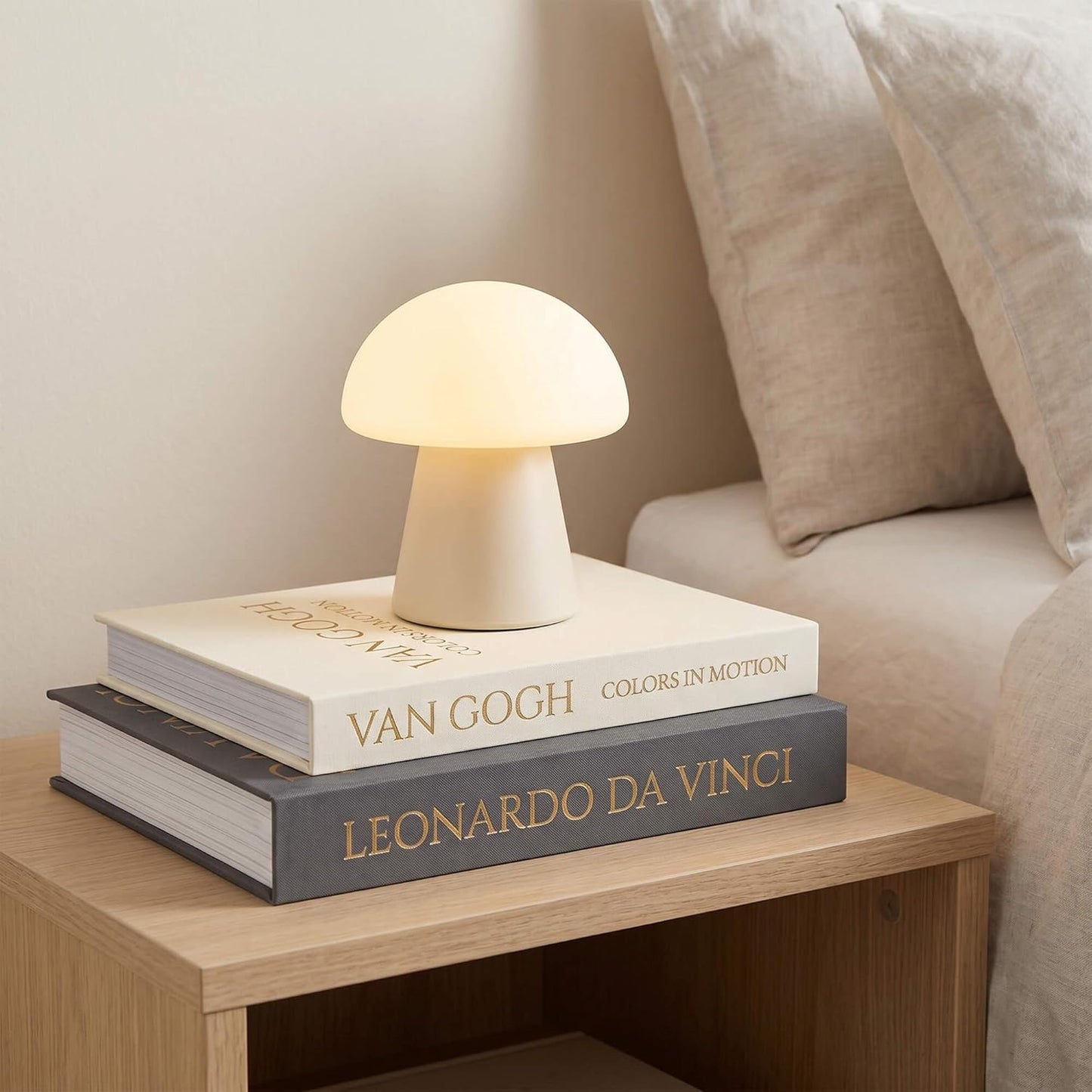 Linen Cover / Decorative Storage Books / Black-beige / Set of 2