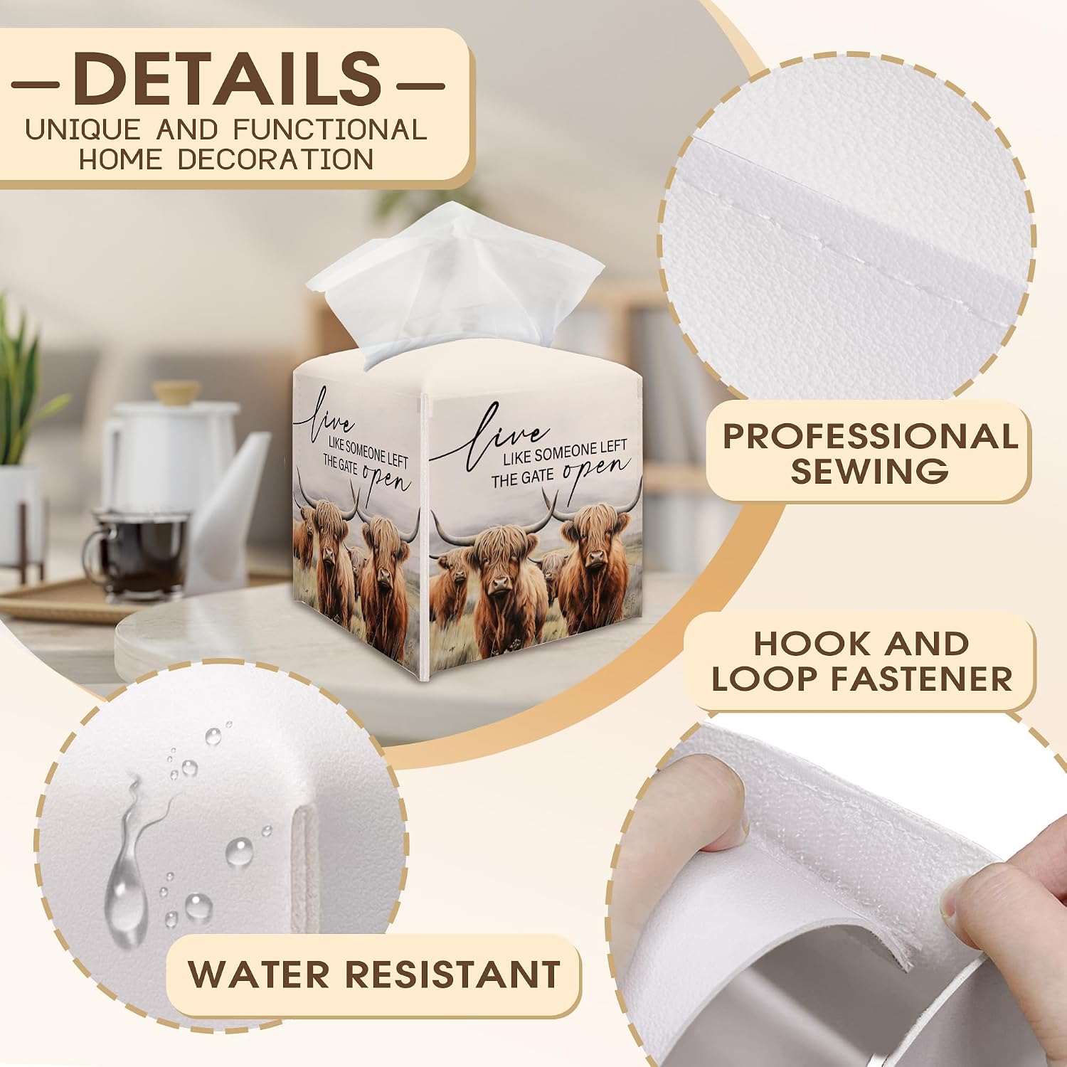 Tissue Box Cover Holder