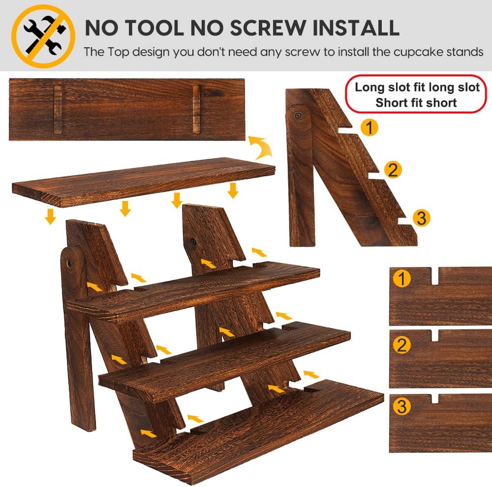 Rustic Risers for Display Craft Funko Pop Shelves