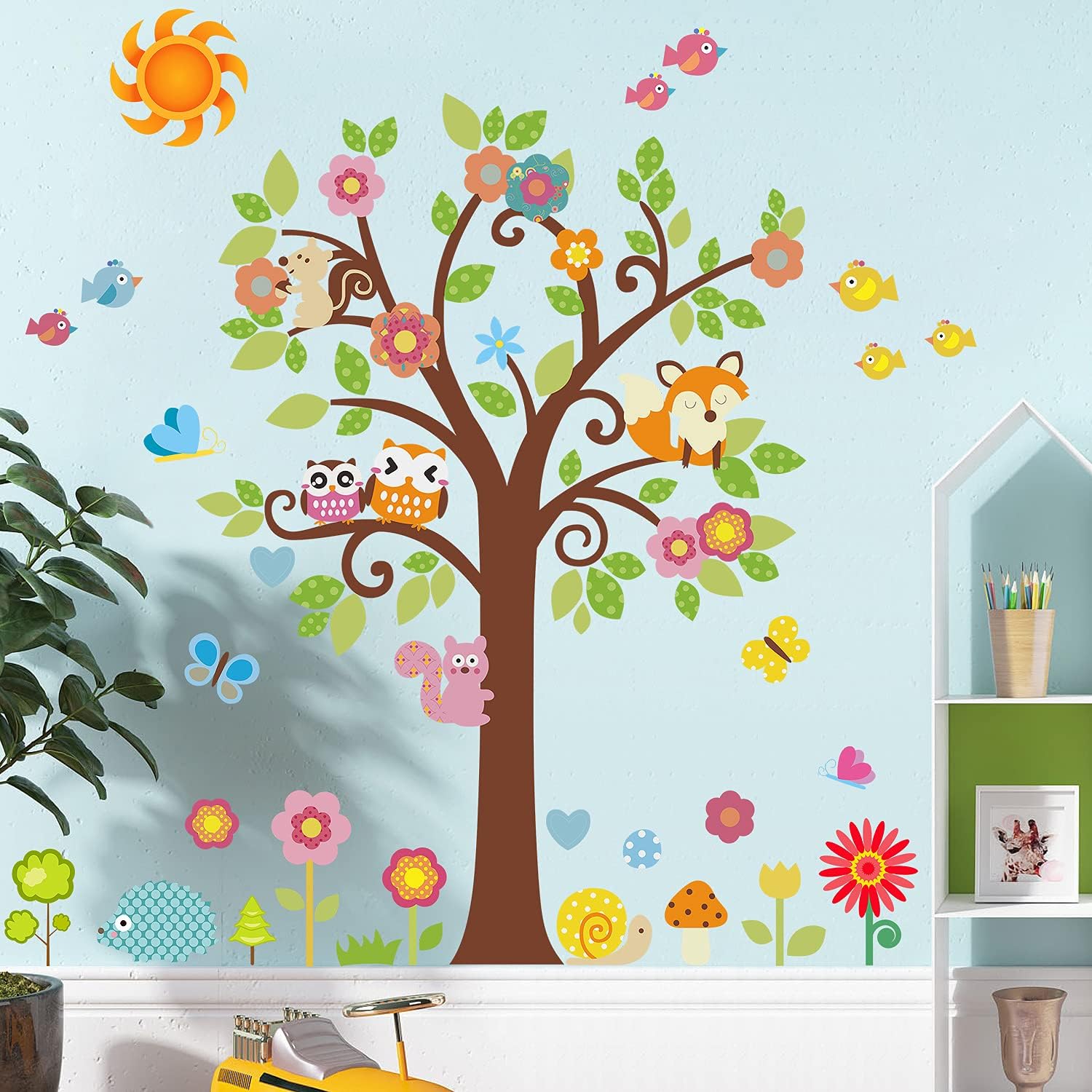 Flower Wall Decals DIY Vinyl Home Wall / B