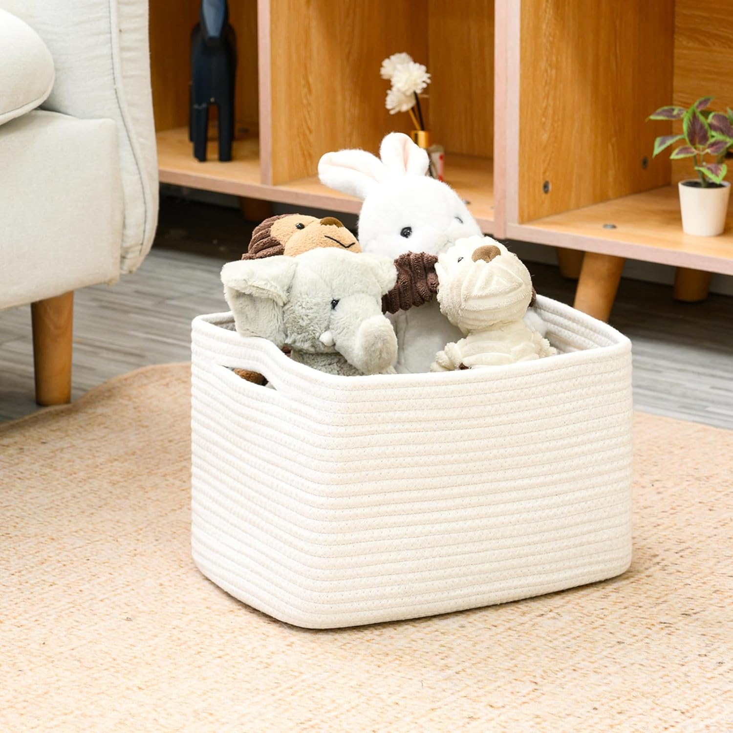 Woven Basket for Storage / Off White