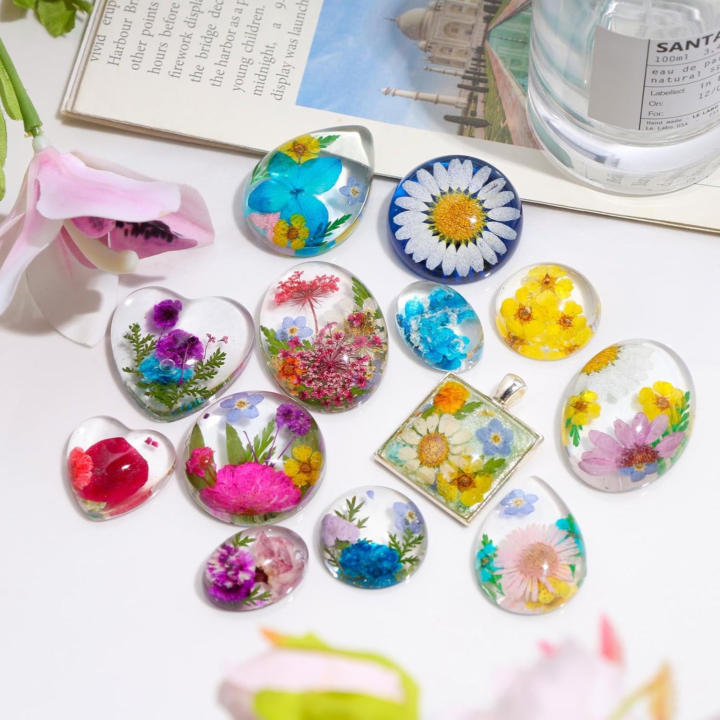 Cabochon Gems Resin Molds / Set of 16