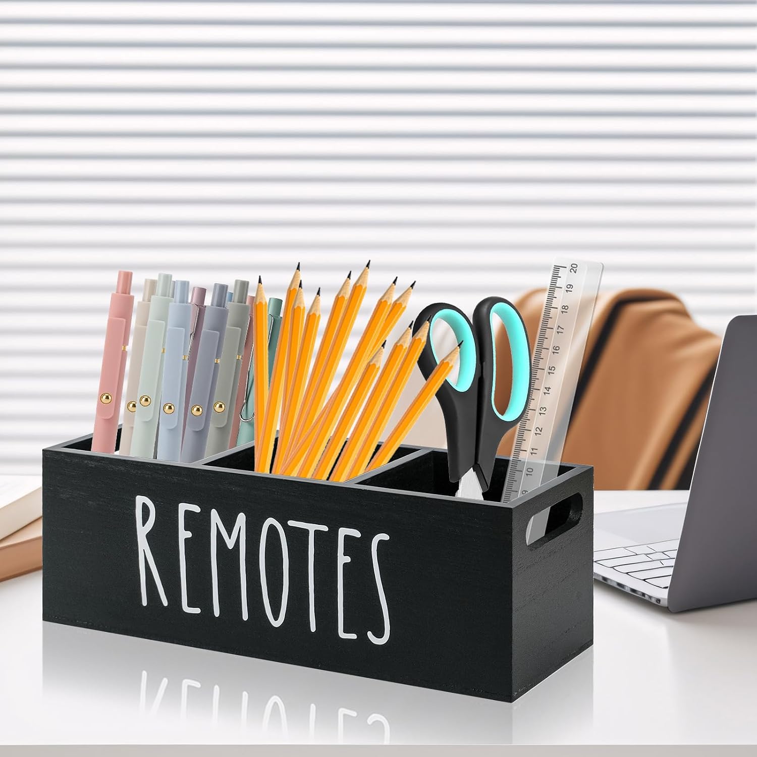 Remote Control Holder / Black-3slot