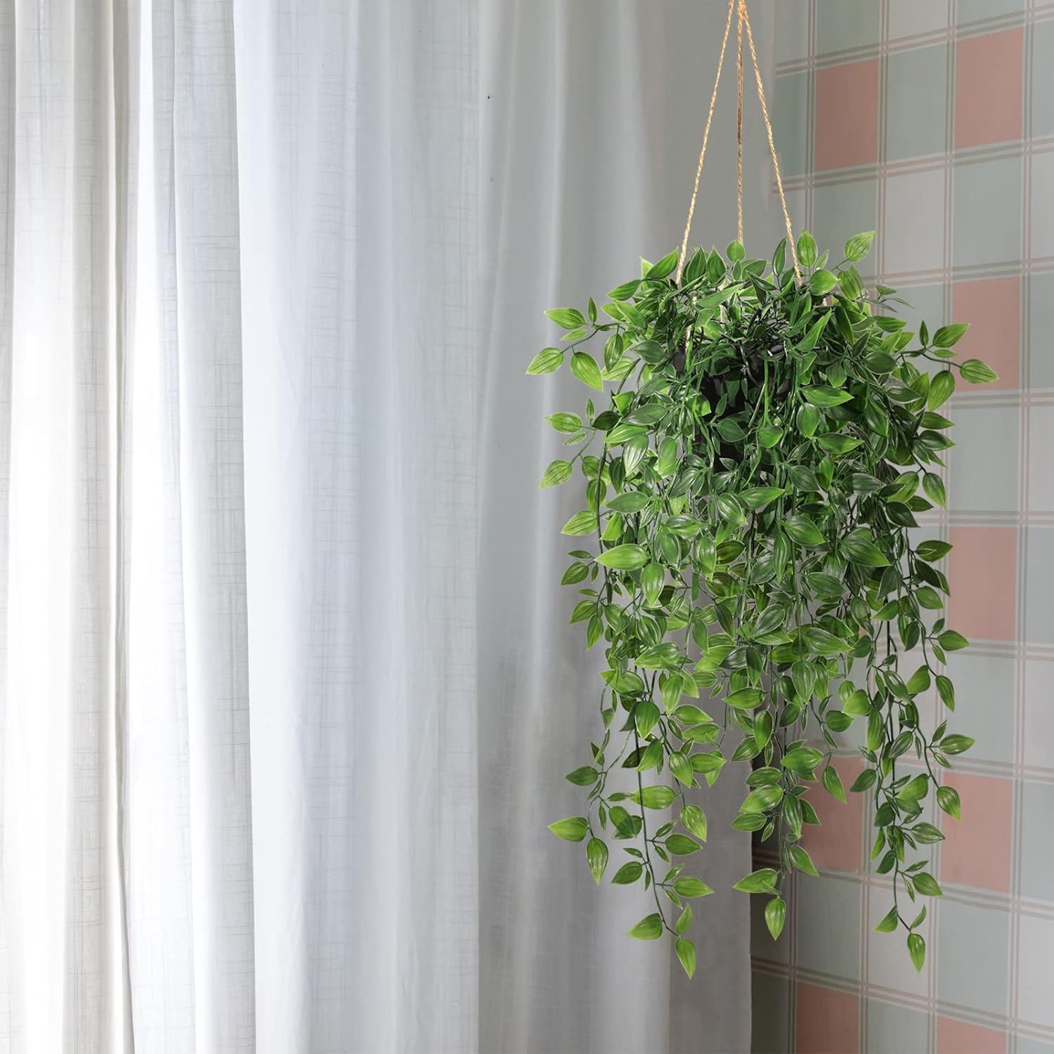 Faux Greenery Plant / Green-2 / Set of 2