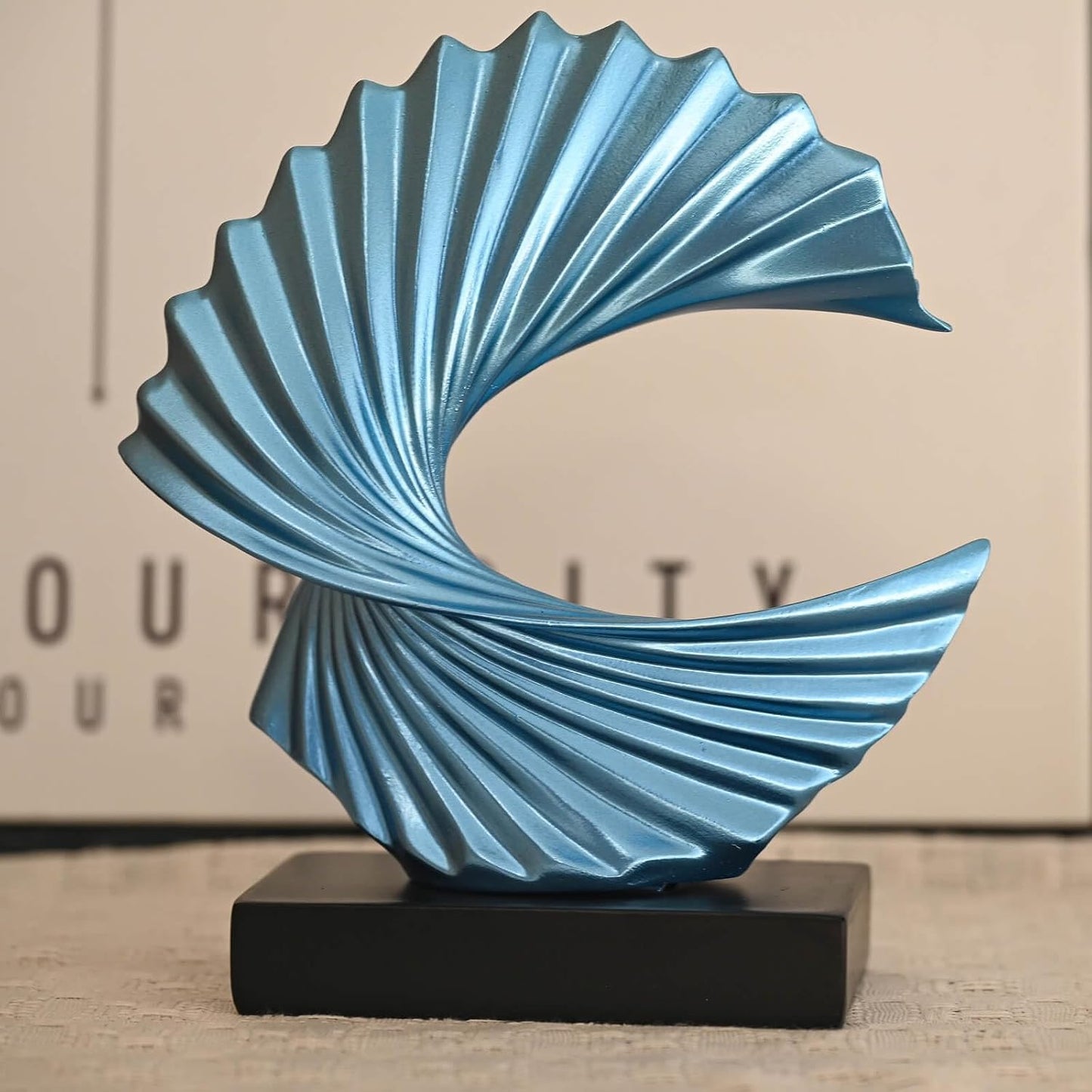 Abstract Resin Statues / Blue