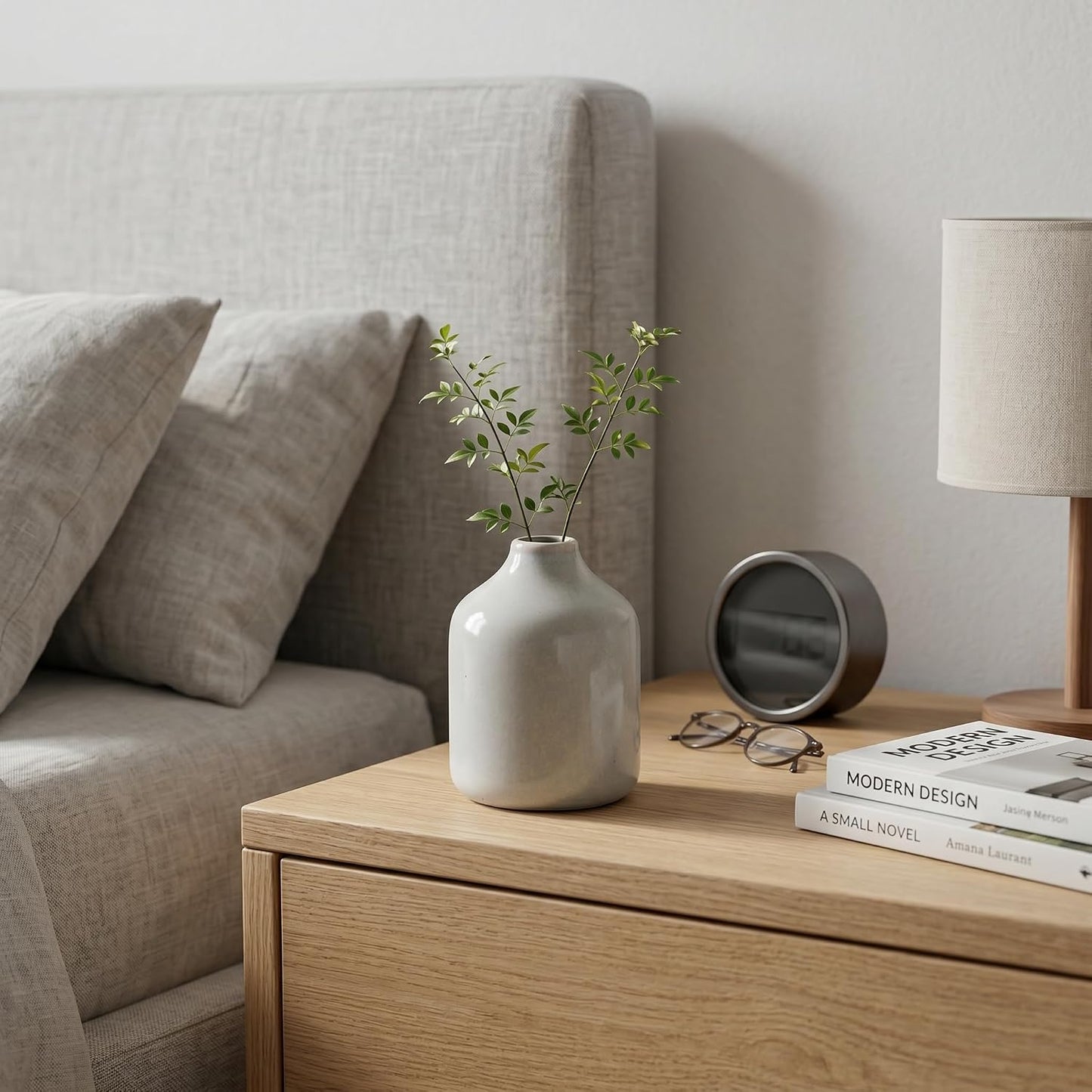 Modern Decorative Vases / Gray / 5 Inch