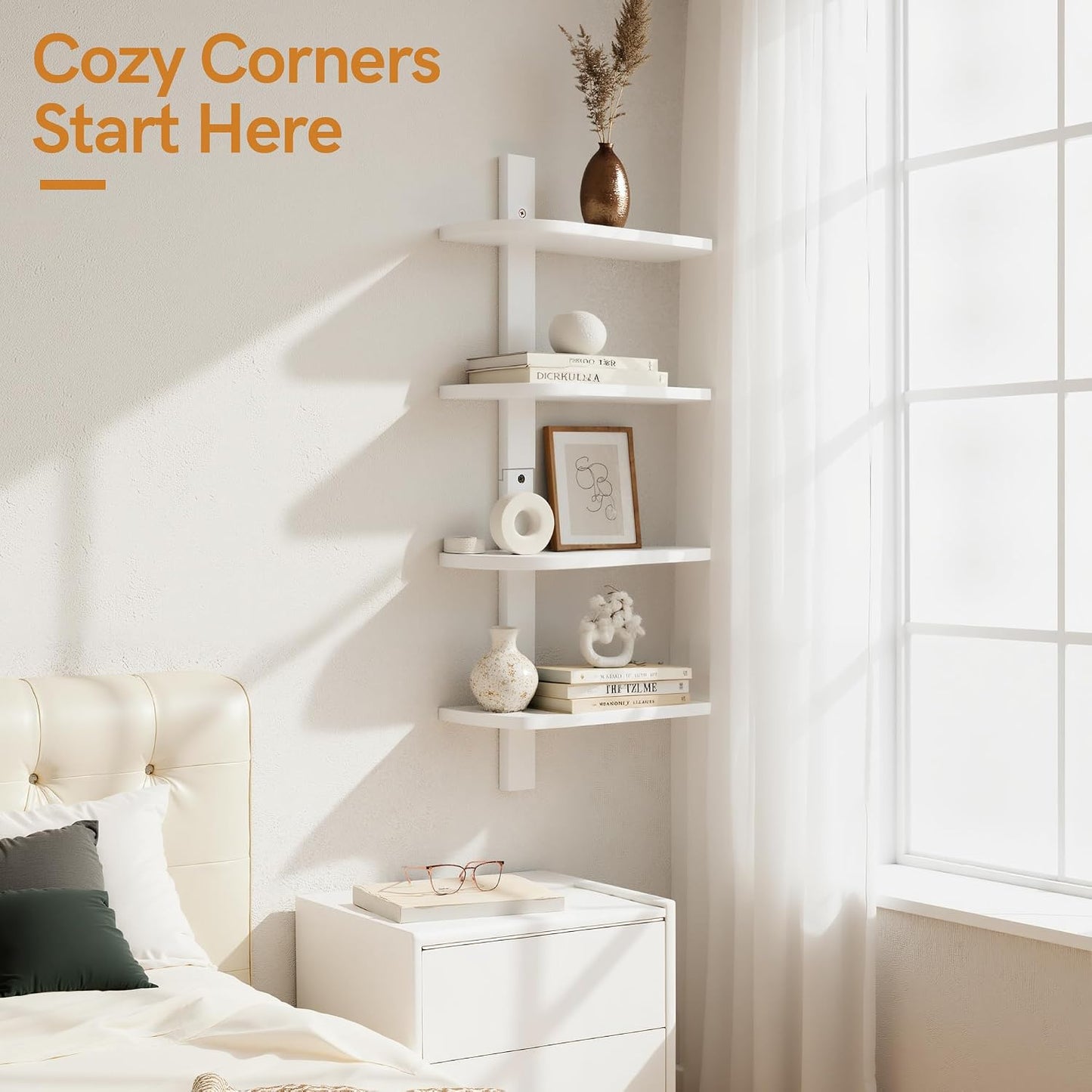 Floating Shelves / White