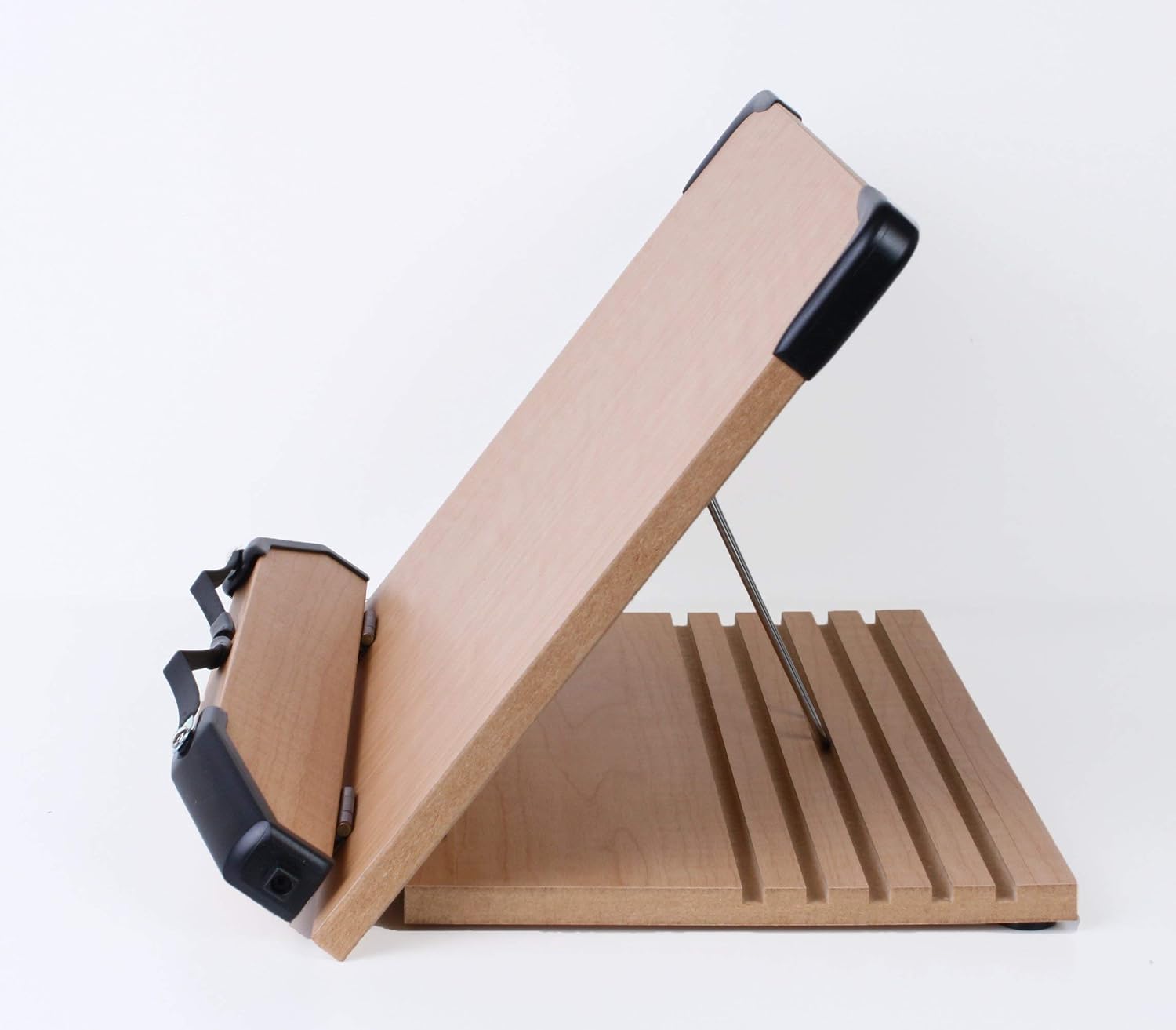 BS1500 11.8x8.5 Portable Adjustable Foldable Bookstand Holder for Reading Hands Free Large Thick Heavy Textbooks