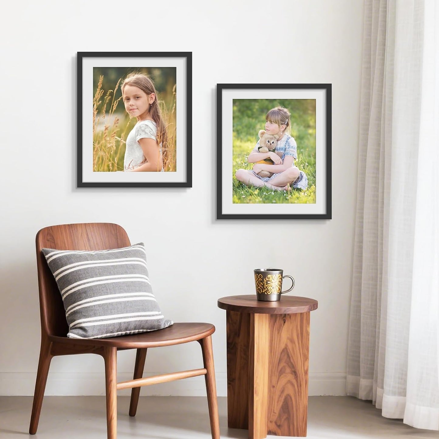 20x24 Black Picture Frame, Poster Frame for Wall, 3 Pack | Fits 16x20 Photos With Mat or 20x24 Without Mat, Vertical or