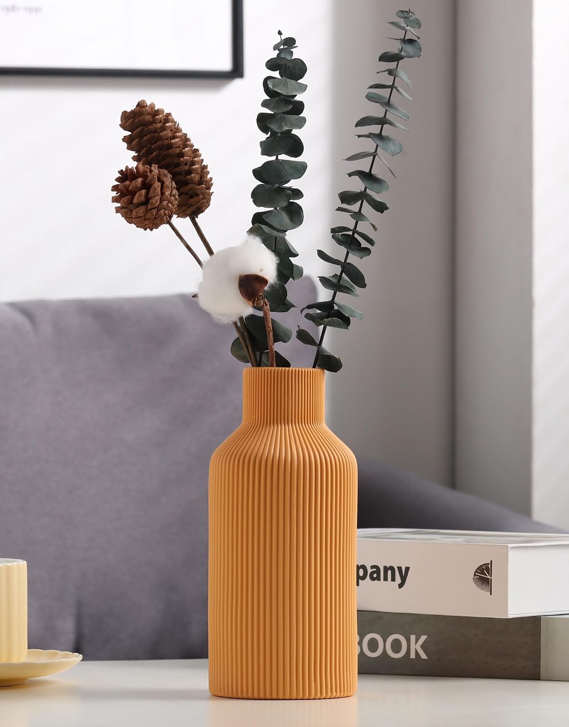 Ceramic Vase for Decor / Orange