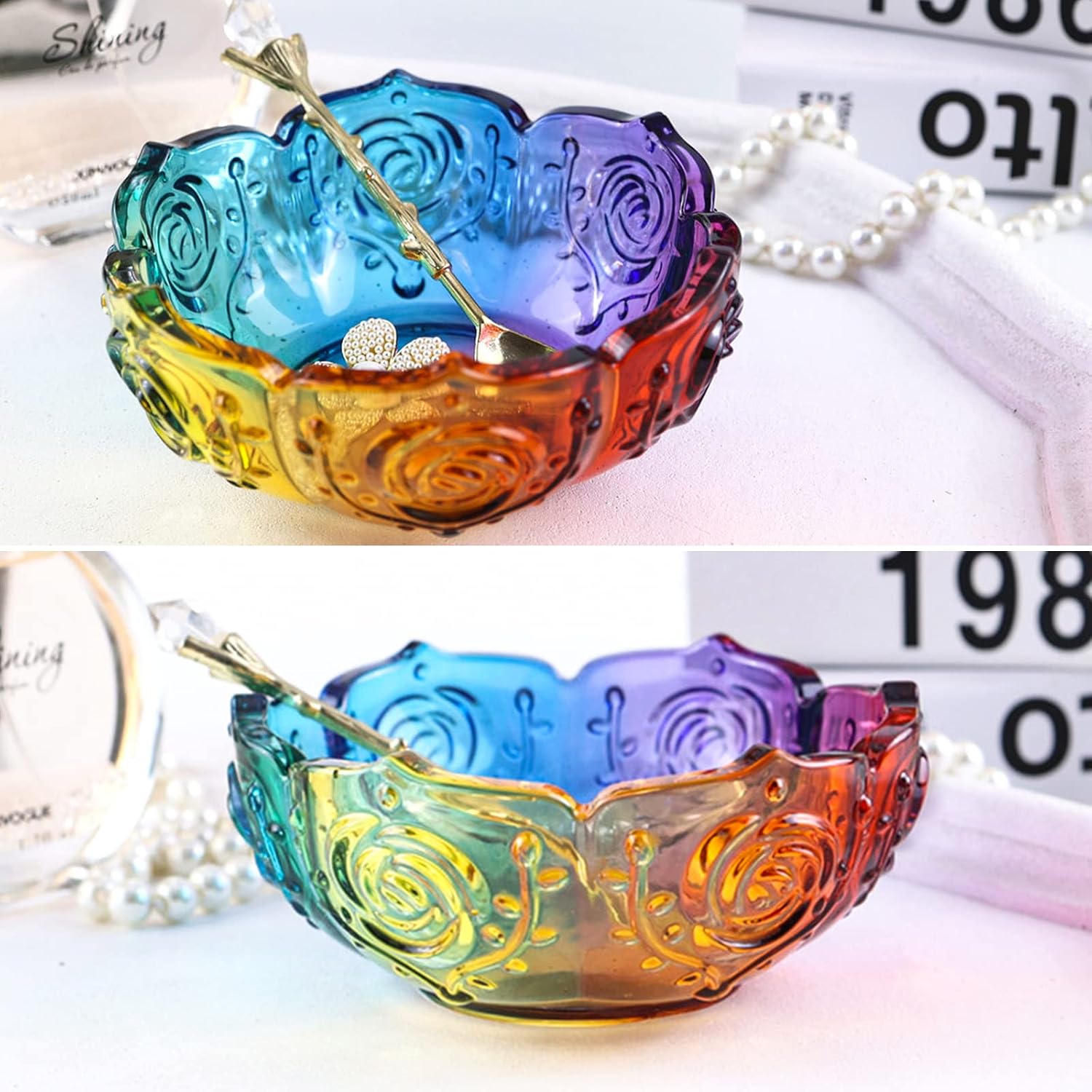 Flower Tray Resin Mold / Bowl / Set of 2