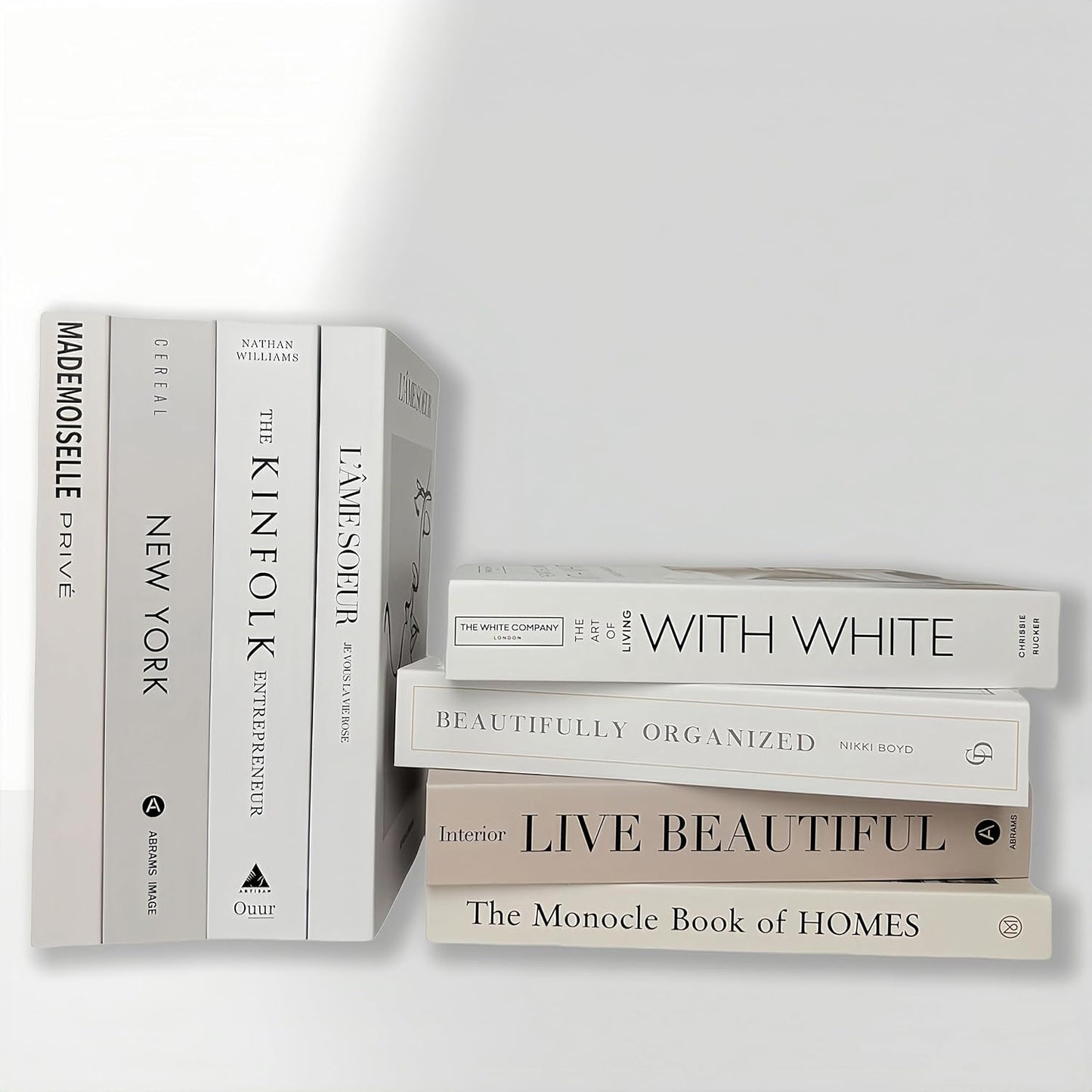 Decoration Faux Books for Hardcover Home Decor / M27 / Set of 8