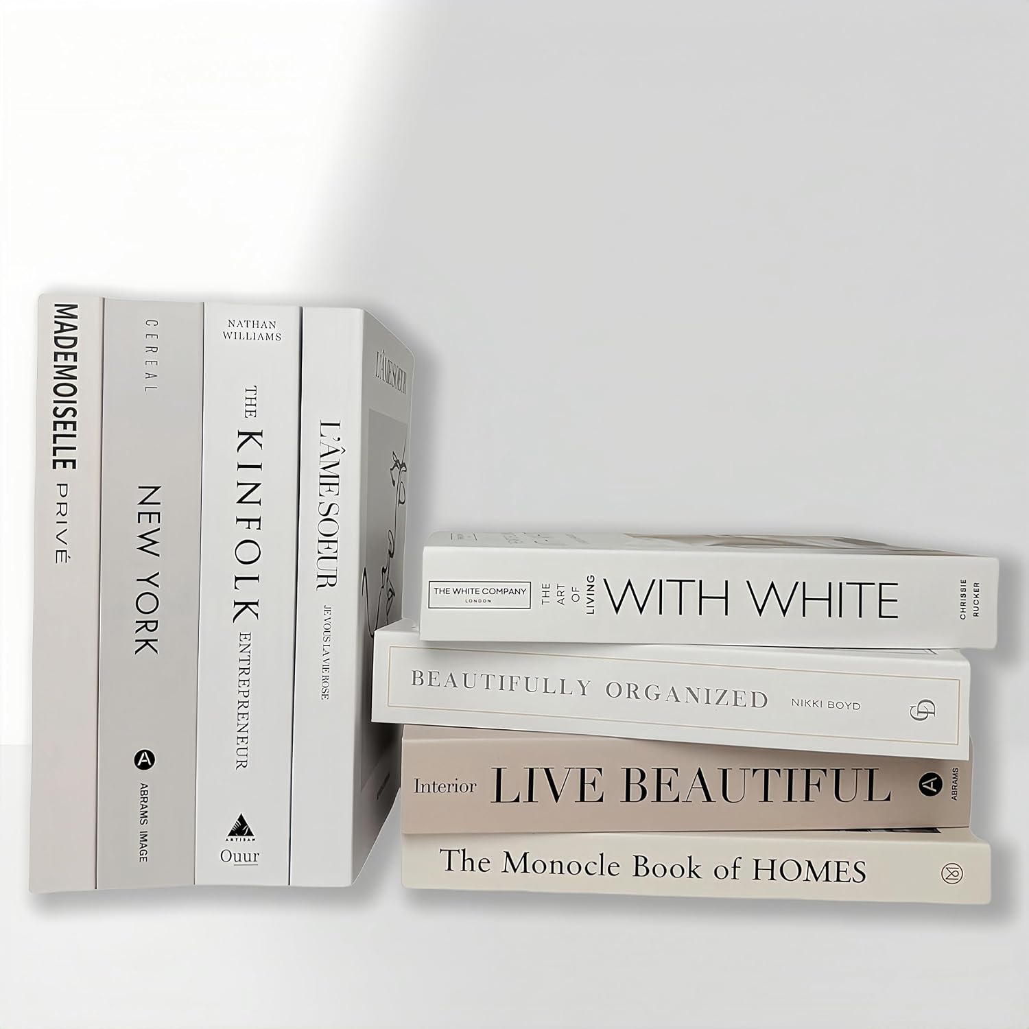Decoration Faux Books for Hardcover Home Decor / M27 / Set of 8