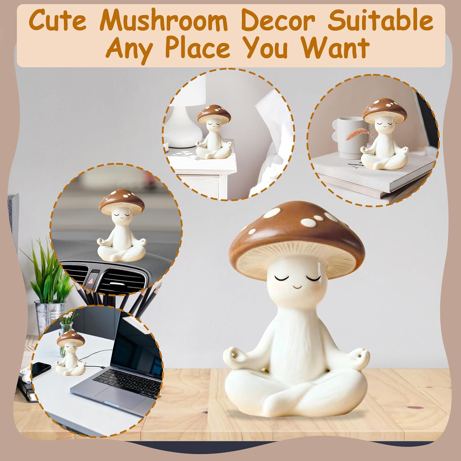 Mushroom Room Decor Home Decor Gifts for Men Women Her Him Office Farmhouse Garden Whimsical Decor
