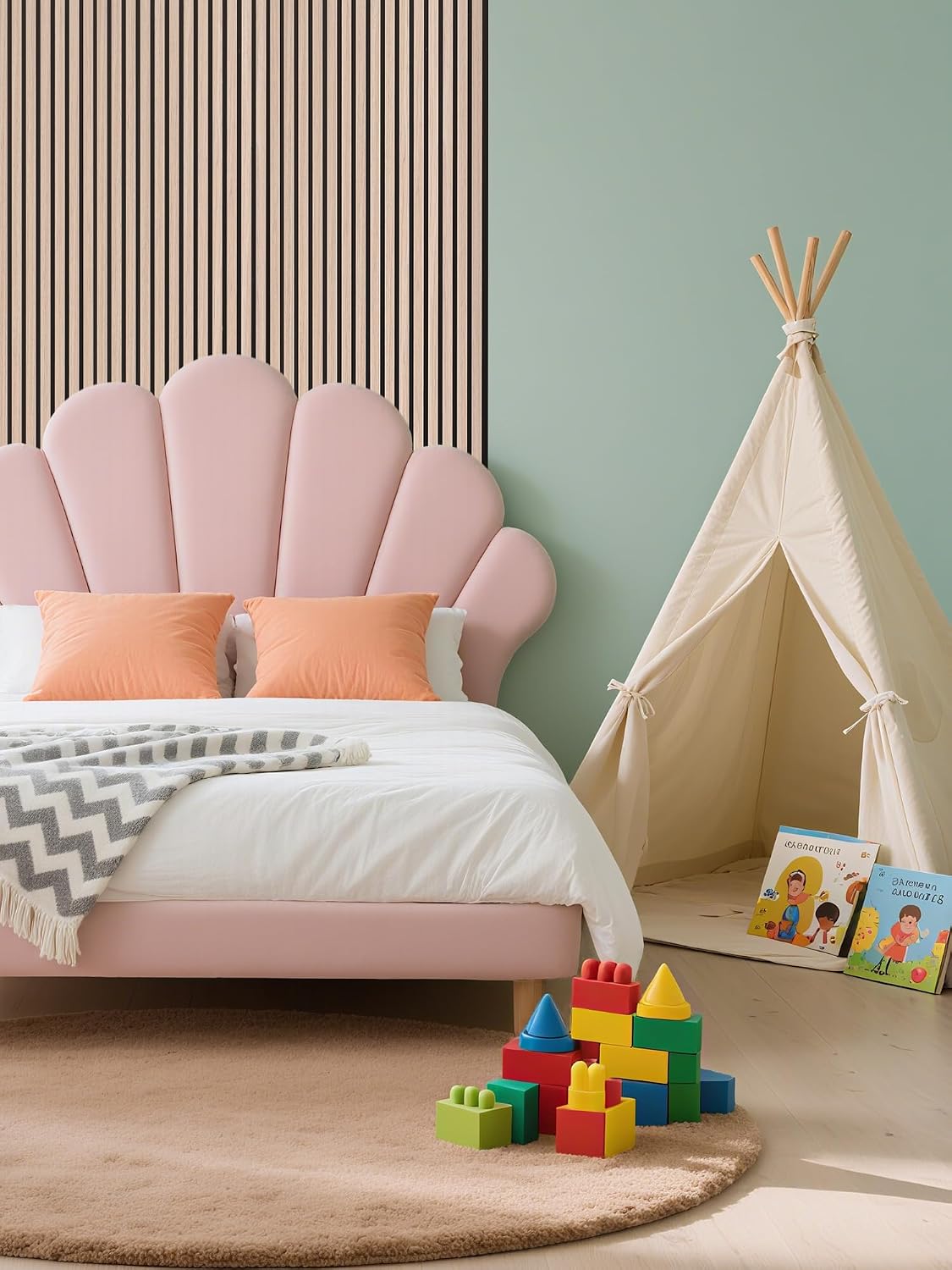Wood Panels for Wall, White Oak, 2 Pcs, 94.5x12.5 in | Easy Installation, MDF, Wood Grain Veneer, NRC 0.95, Sound