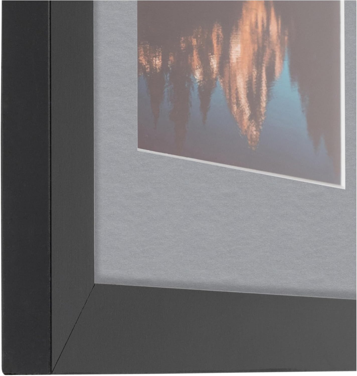 ArtToFrames Collage Picture Frame 3 Opening 3-5x7 Photo Frame | Made in USA | Black Frame Silver and Black Mats | Wall