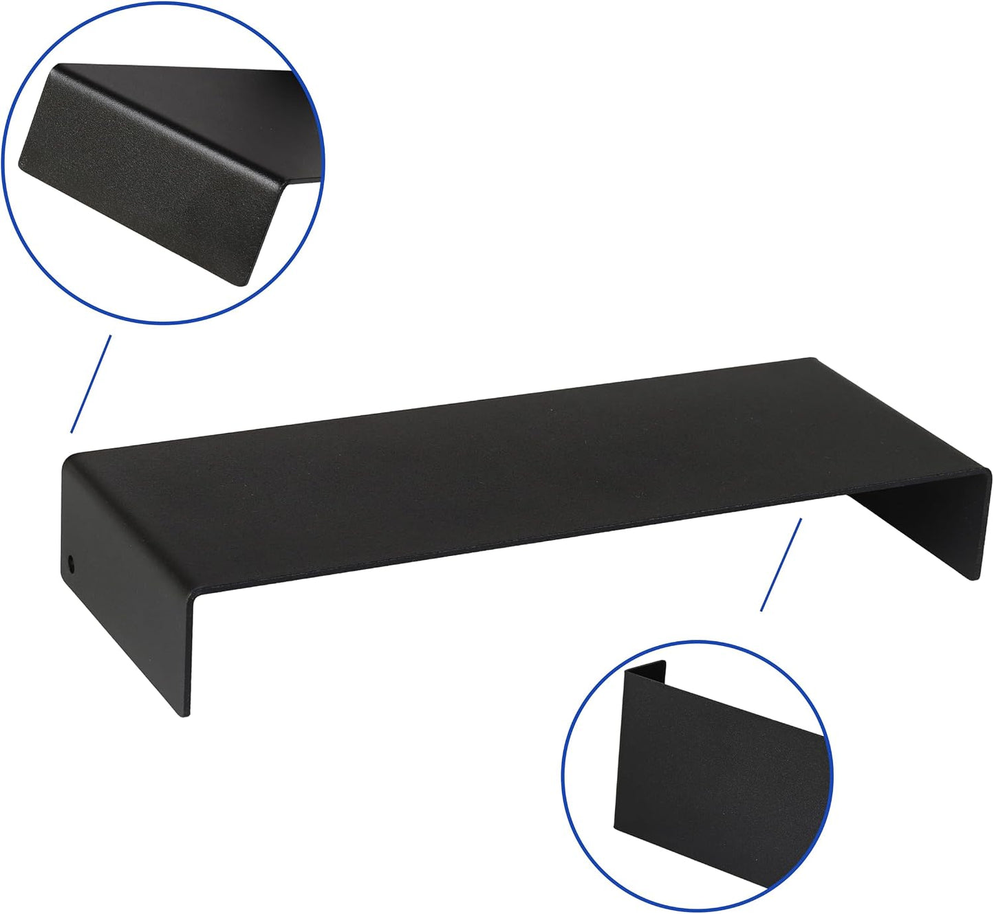 Matte Metal Display Stand / Black / L7''x8''x9 / Set of 8