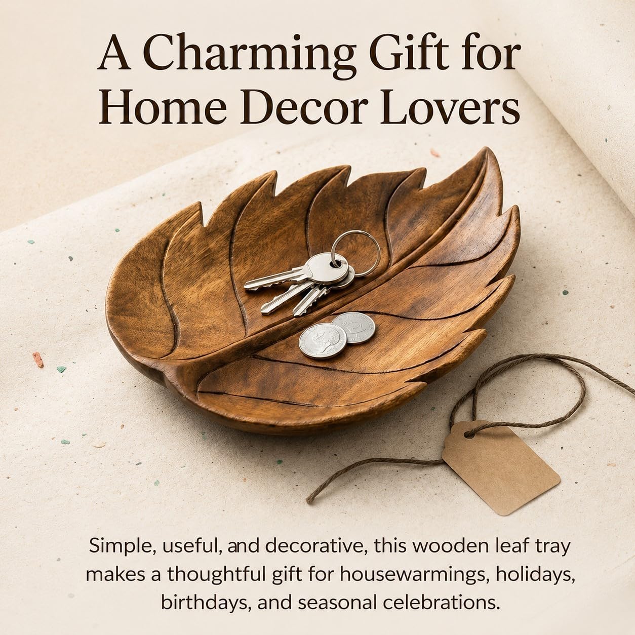 Wooden Leaf Tray / Leaves
