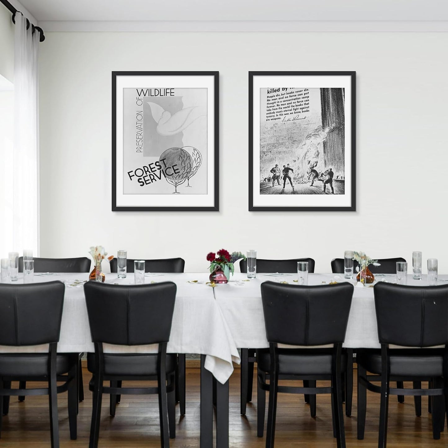 18x24 Black Poster Frame, Picture Frame for Wall, 3 Pack | Fits 16x20 Photos With Mat or 18x24 Without Mat, Vertical or