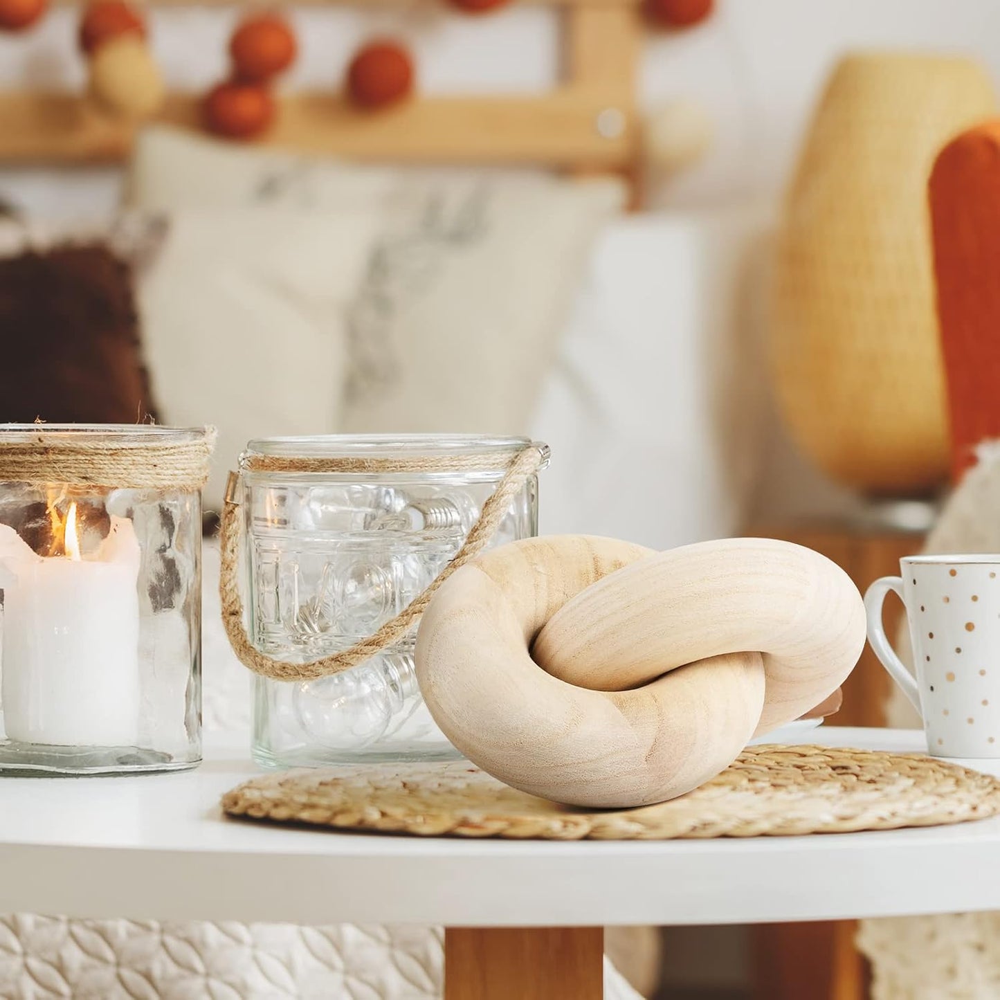 Wood Chain Decor / Natural