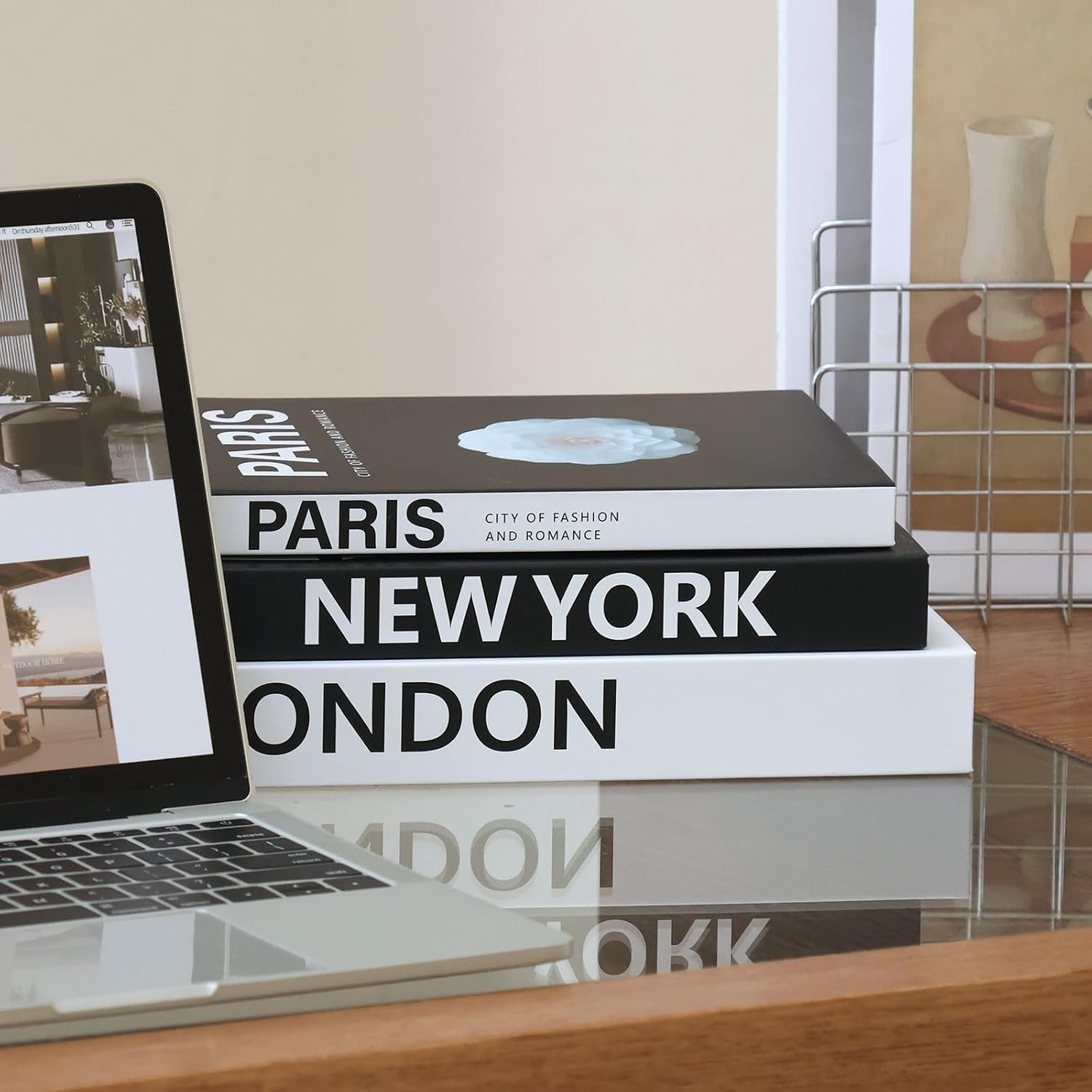 Fake Book Boxes / NY-001 / Set of 3
