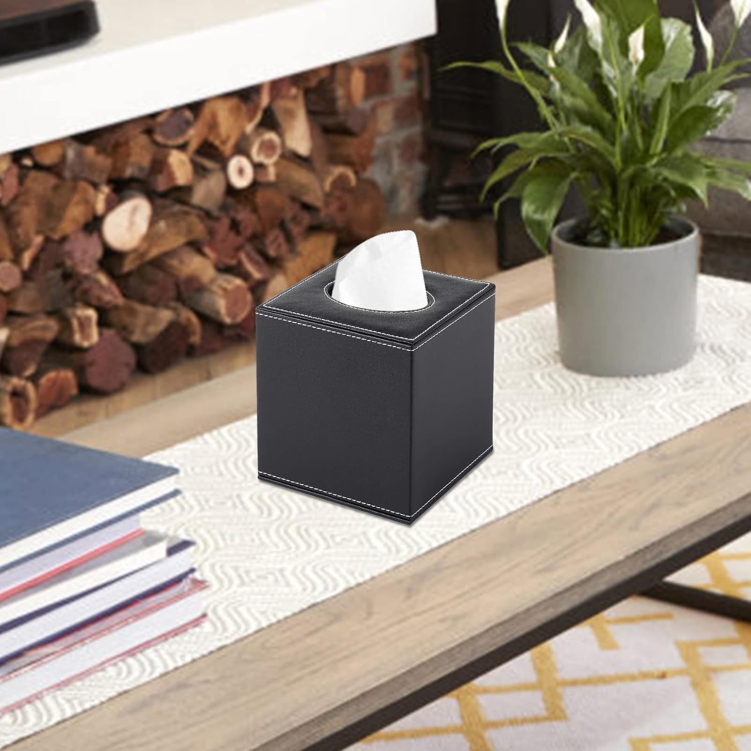 Facial Tissue Holder / Black-1