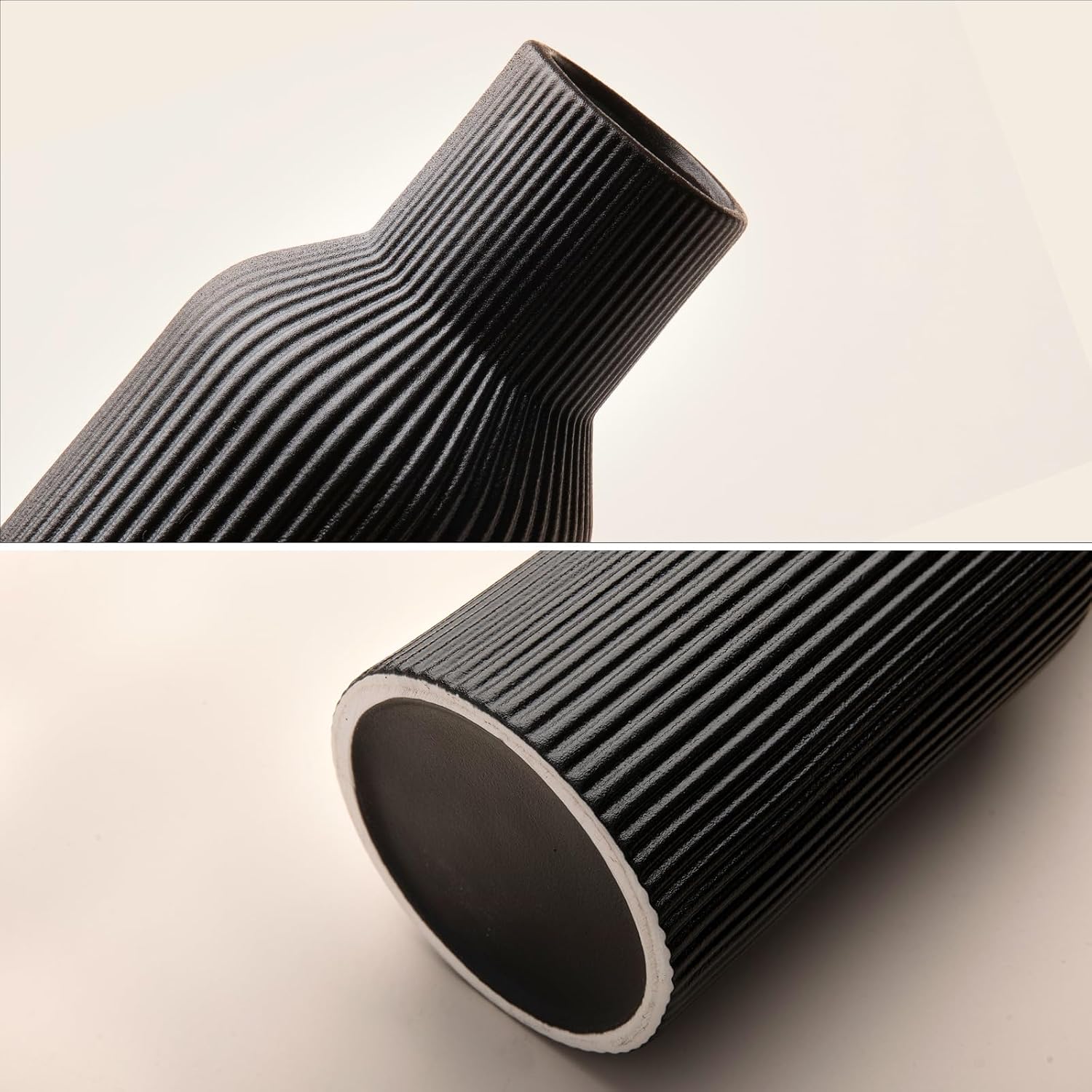 Tall Ceramic Vase / 1-piece-set / Large Black
