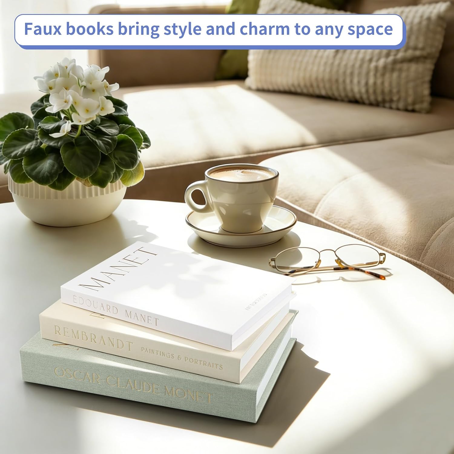 Faux Books for Decoration / Set of 3