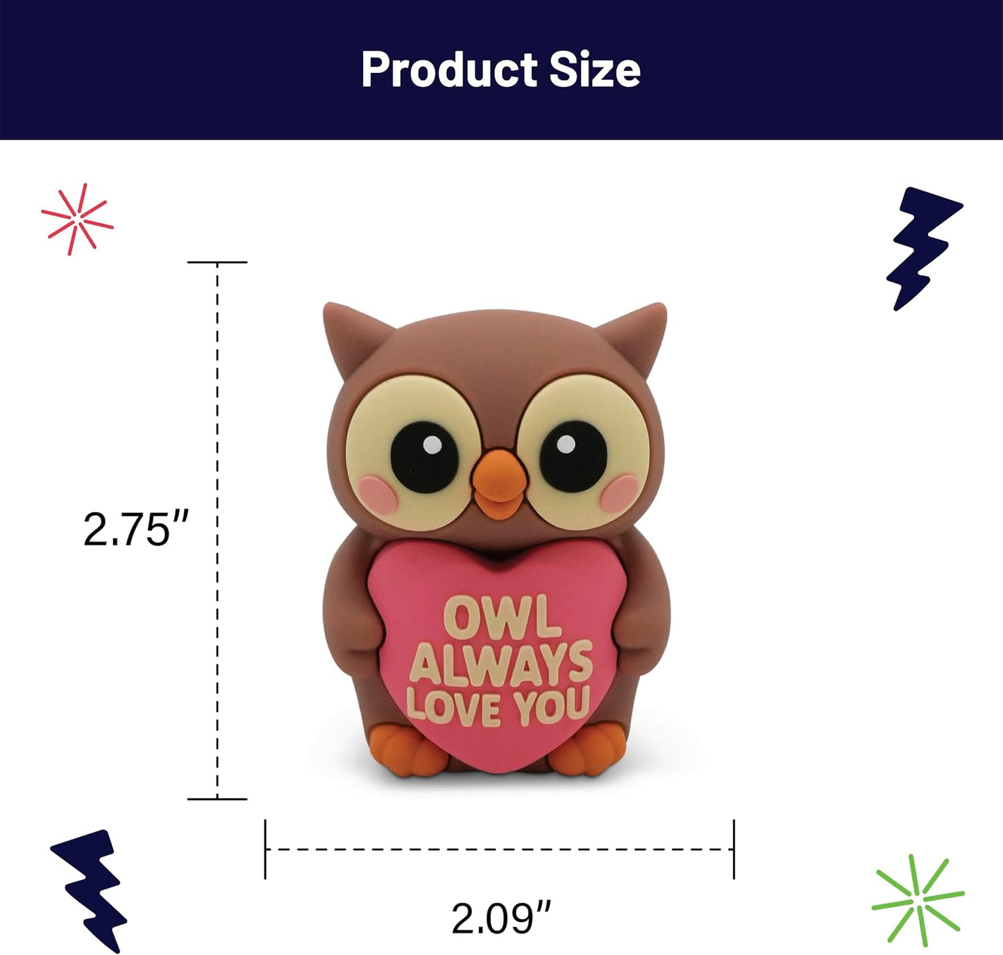 Sweethearts Figurine / Living Room Décor / Owl