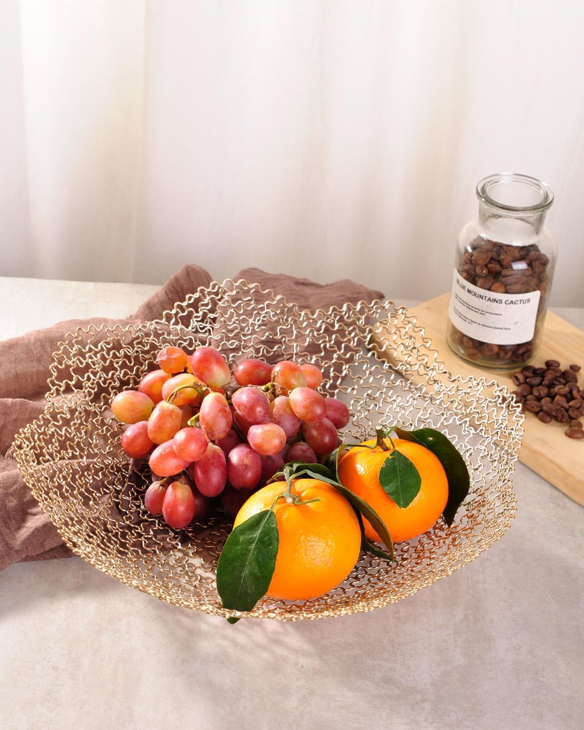 Vegetable Fruit Bowl Basket / Normal / Gold