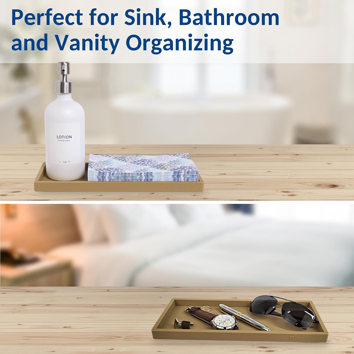 Flexible Dish Soap Holder / Latte Tan / Large 11.7
