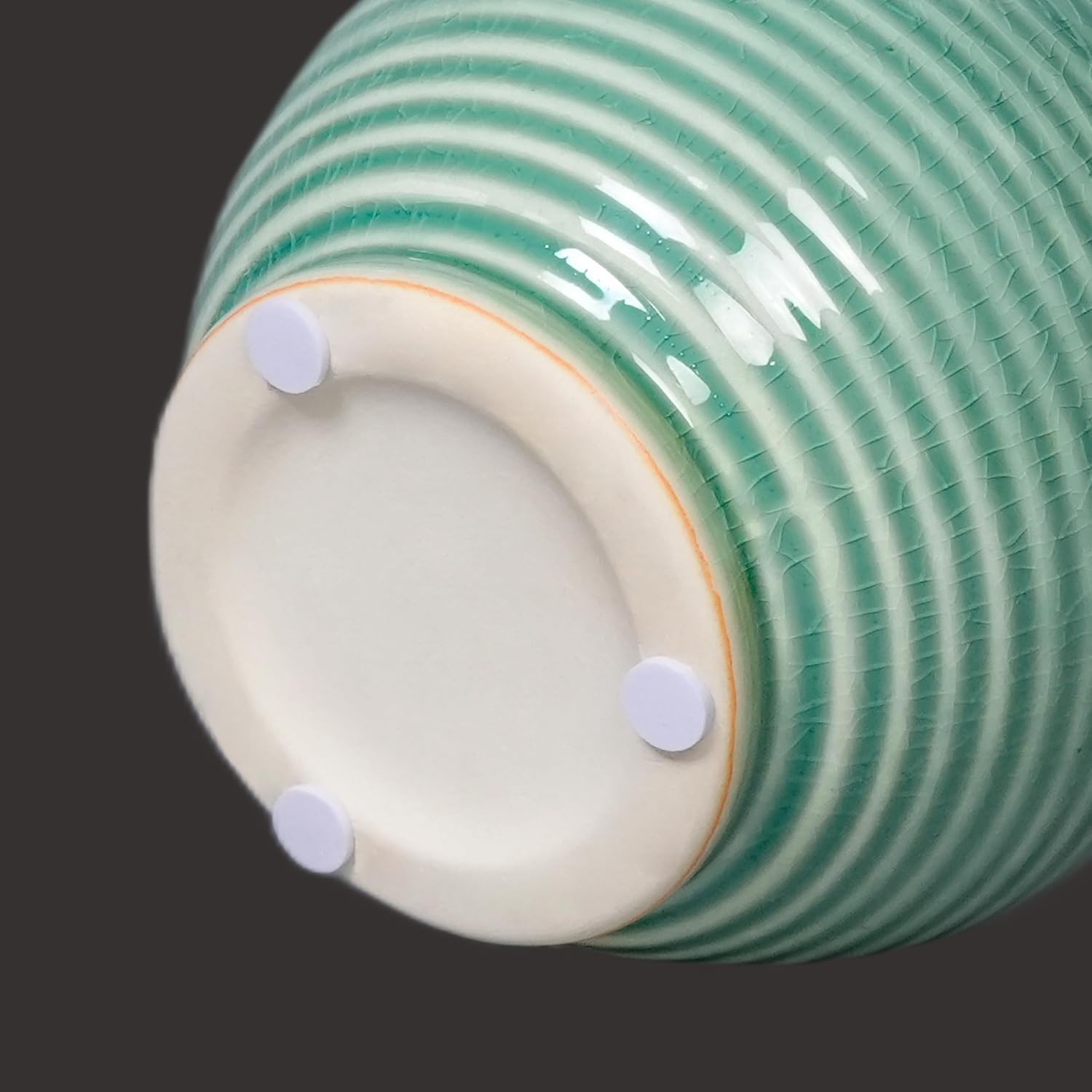 Green Ceramic Vase / 6 Inch / Mint Green - 6