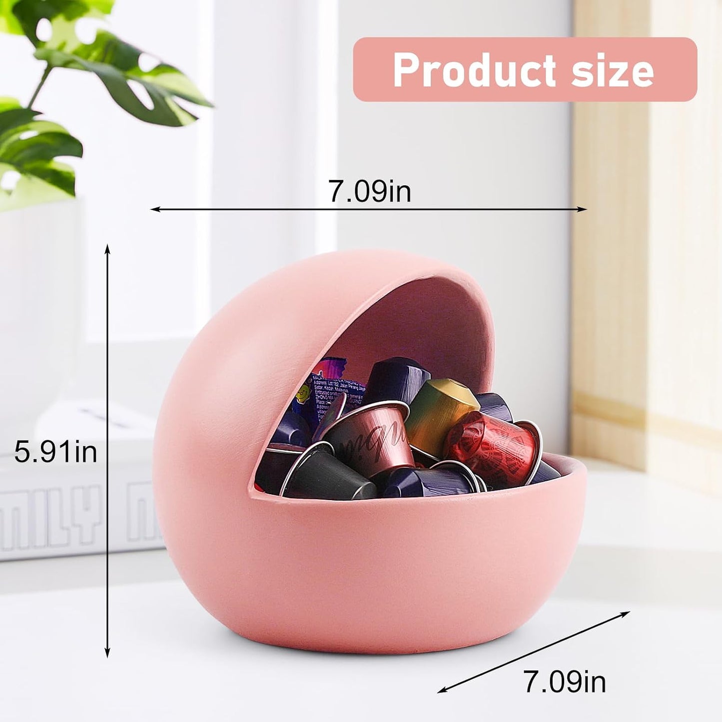Decorative Candy Bowl / Pink / M