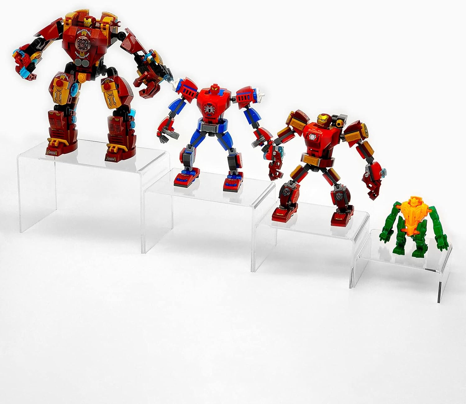 Acrylic Display Risers Product Stand / Clear / Set of 8