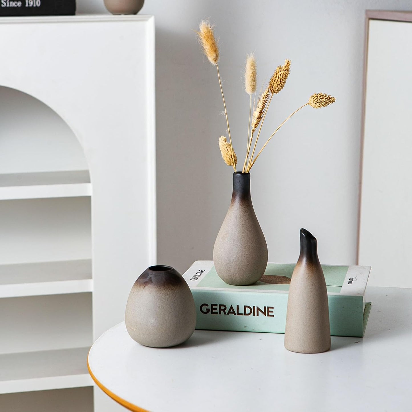 Ceramic Bud Vase / Rustic / Set of 11