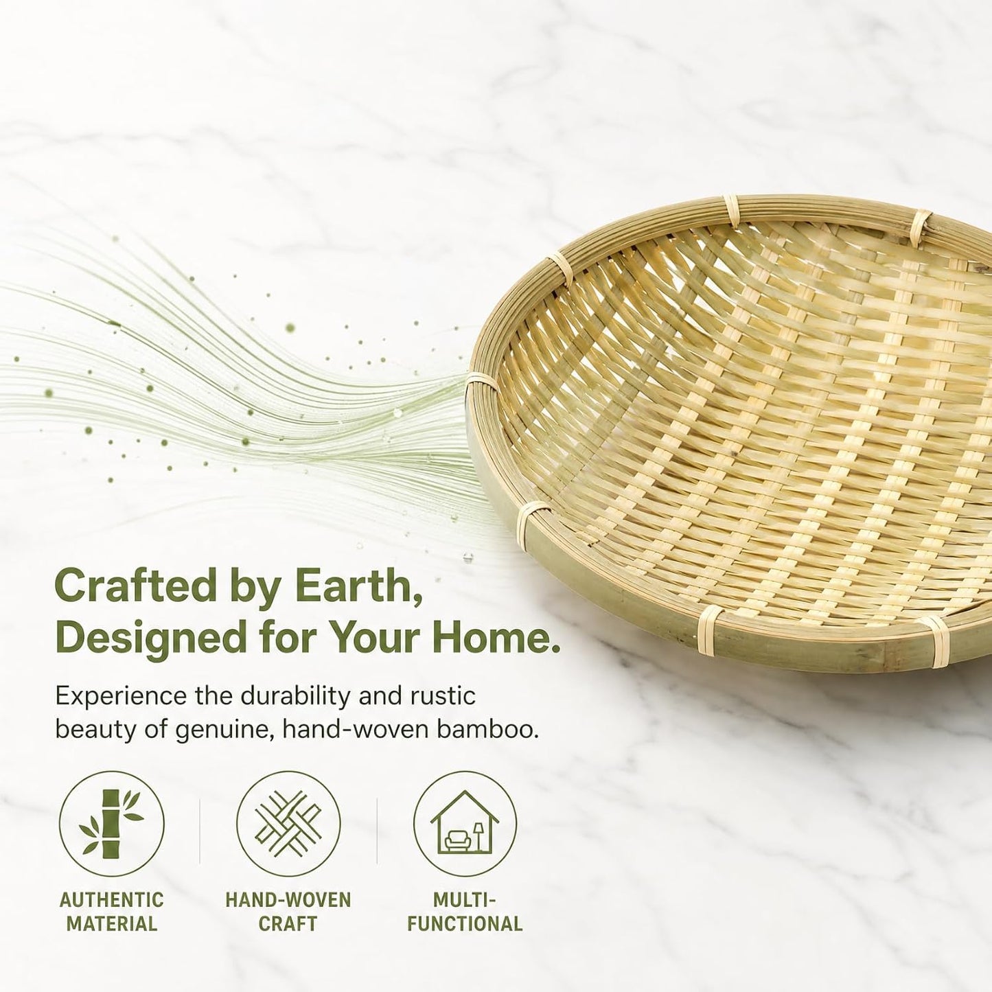 Woven Fruit Basket / 12 Inch