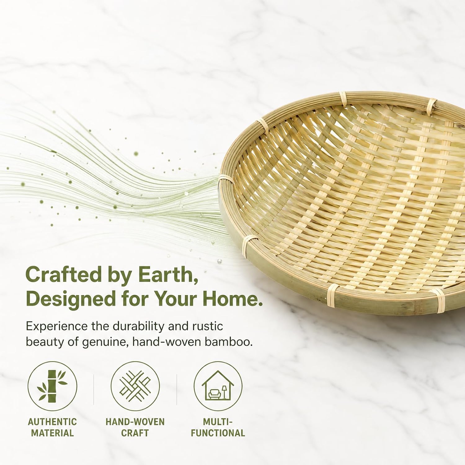 Woven Fruit Basket / 12 Inch