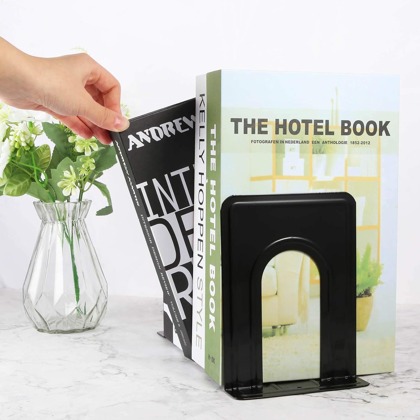 Heavy Duty Bookends / Black