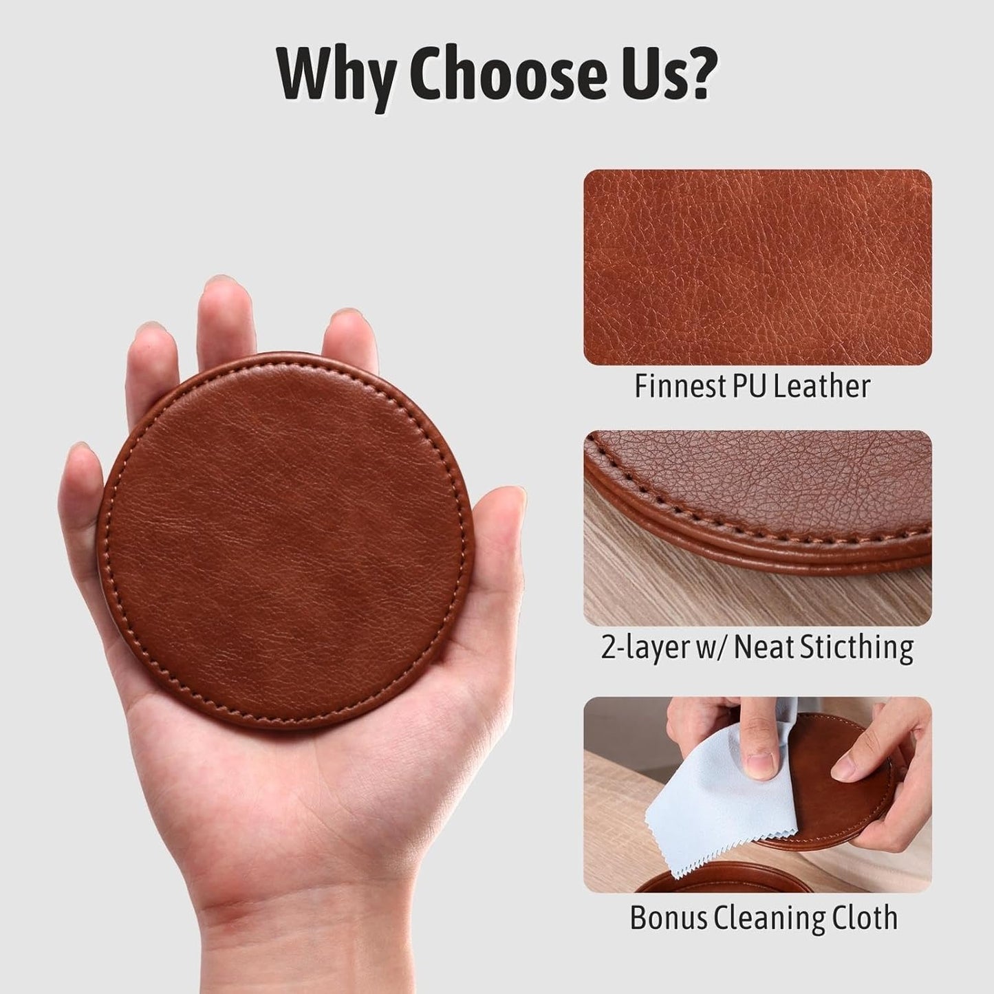 Holder / Elegant Home Decor & / Brown / Set of 6