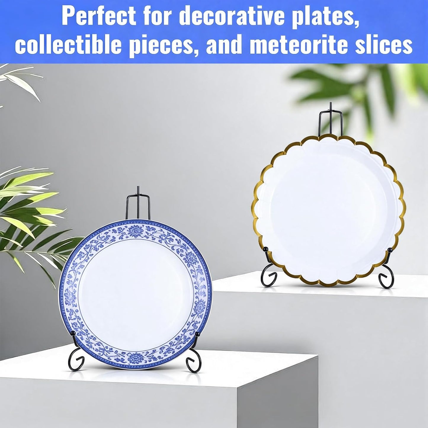 Iron Plate Holders / Black / Set of 12